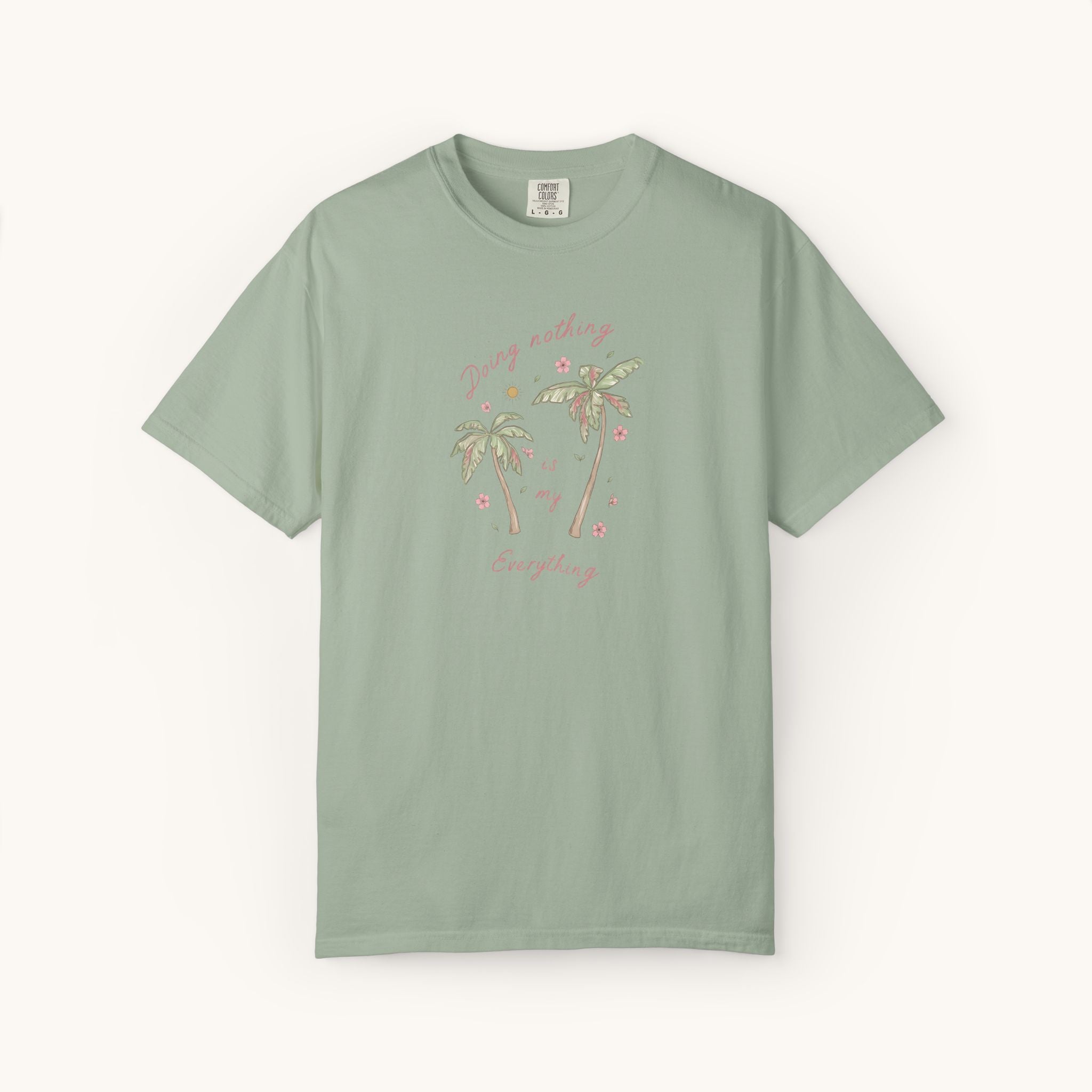Palm Trees with Phrase T-shirt | Vintage Tropical Palm Graphic