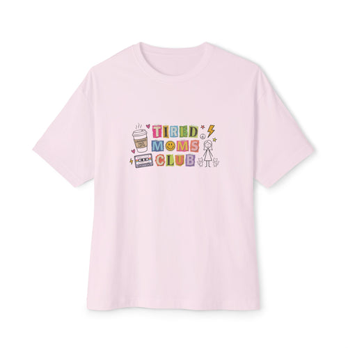 Tired Moms Club Tee — Cute Retro Graphic Mom Shirt
