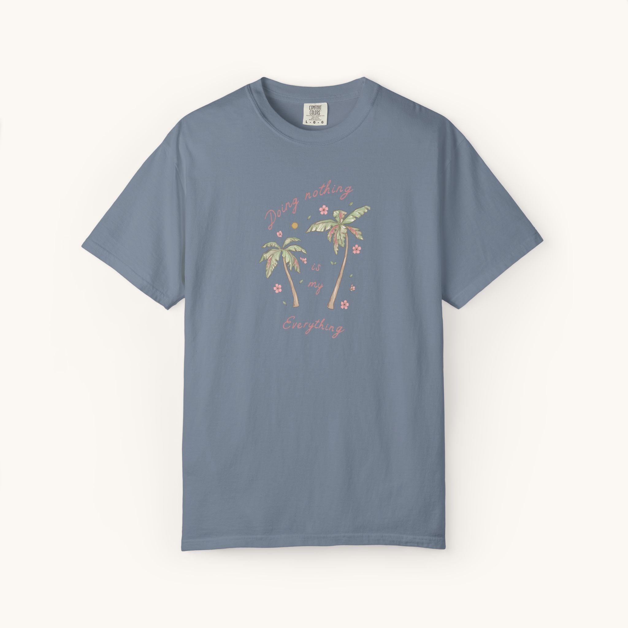 Palm Trees with Phrase T-shirt | Vintage Tropical Palm Graphic