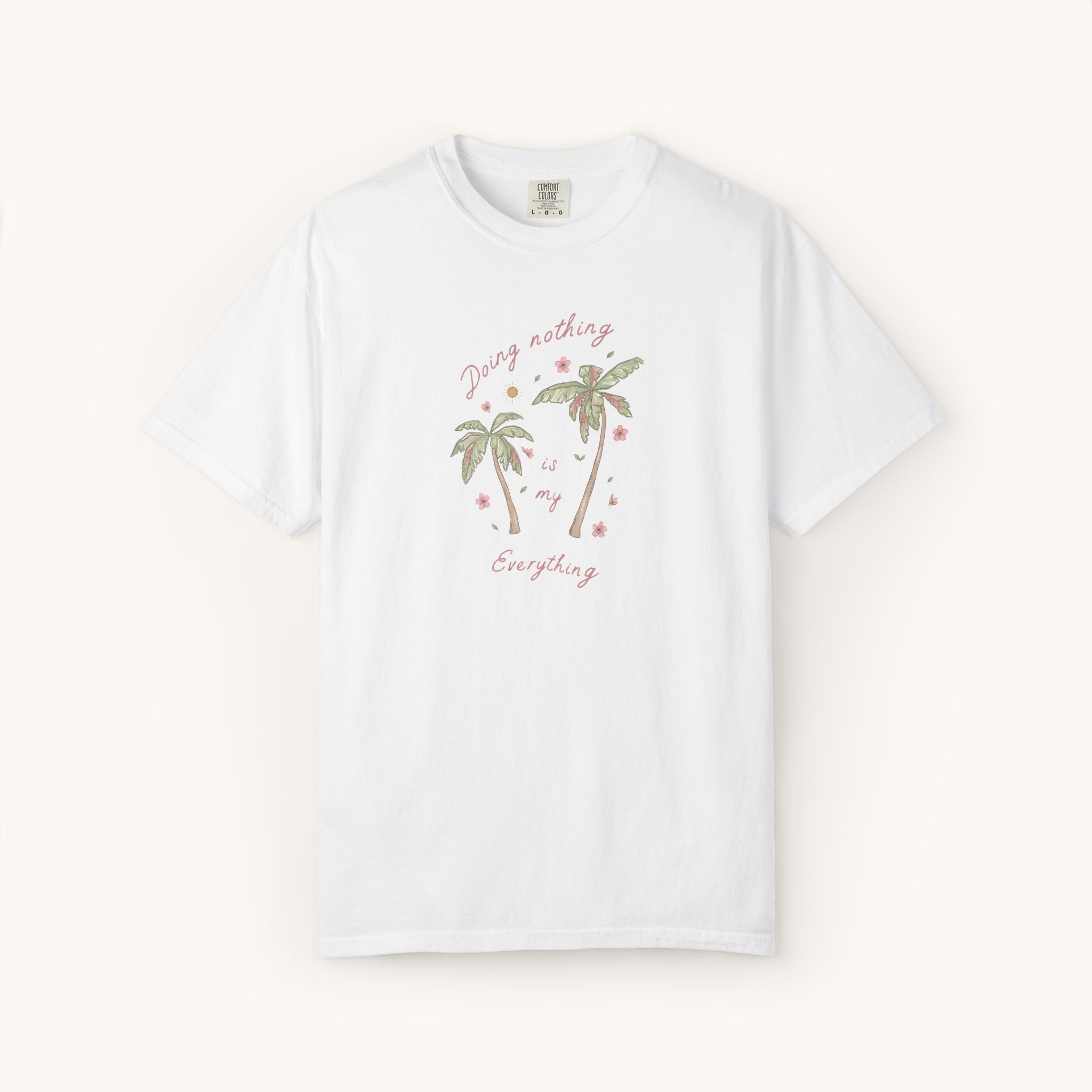 Palm Trees with Phrase T-shirt | Vintage Tropical Palm Graphic