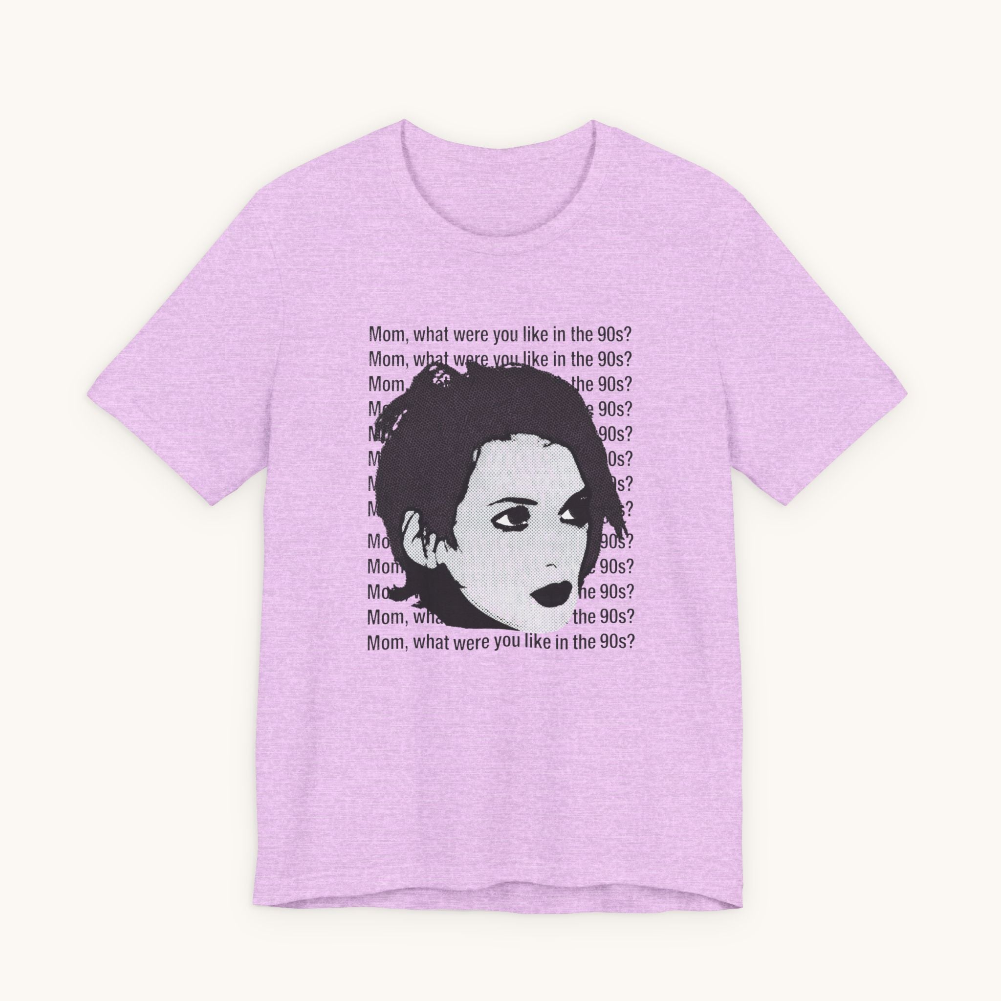 Pop Art Tee — "Mom, What Were You Like in the 90s"
