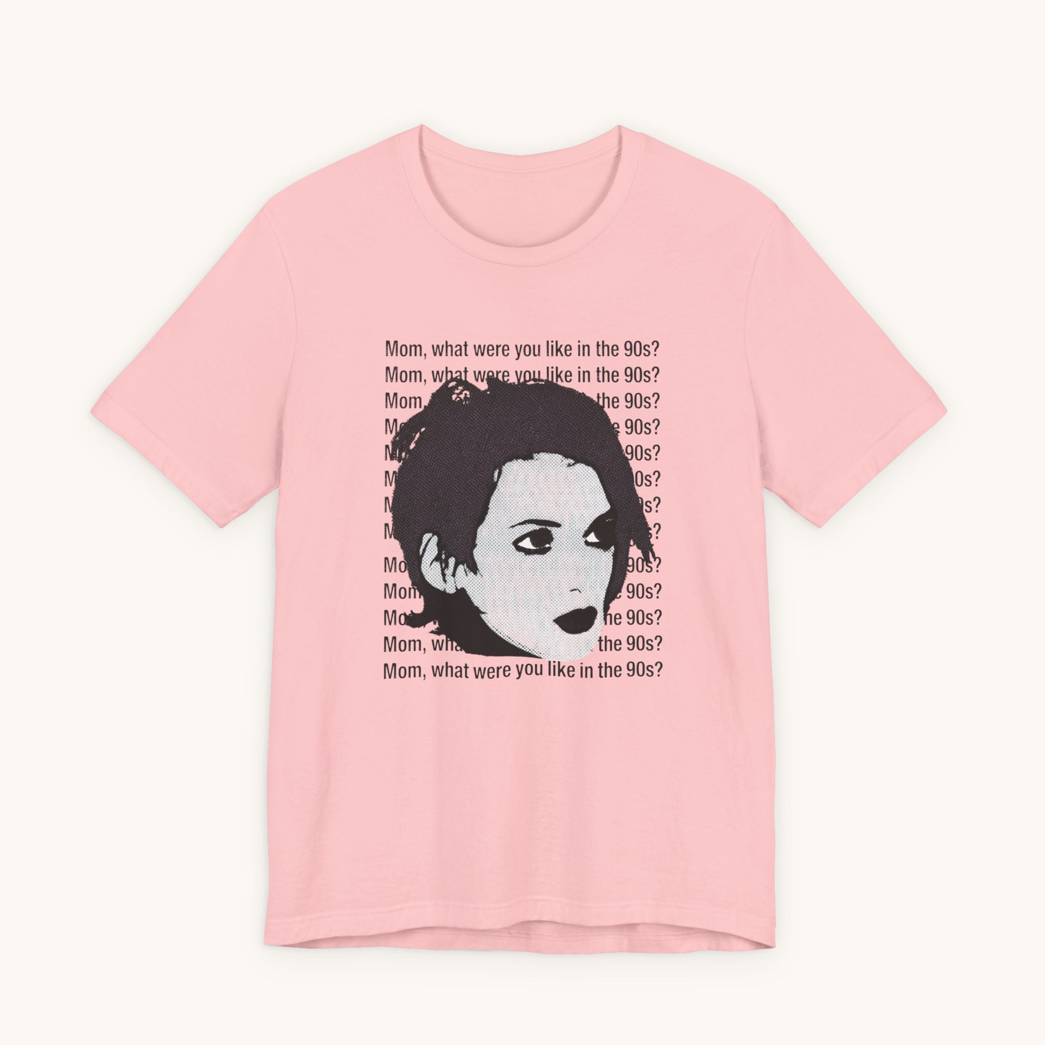 Pop Art Tee — "Mom, What Were You Like in the 90s"