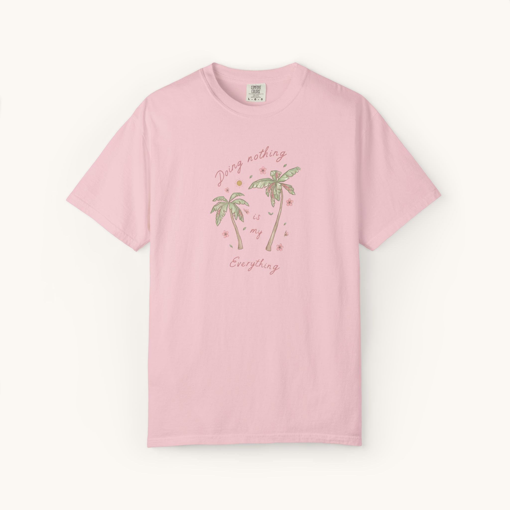 Palm Trees with Phrase T-shirt | Vintage Tropical Palm Graphic