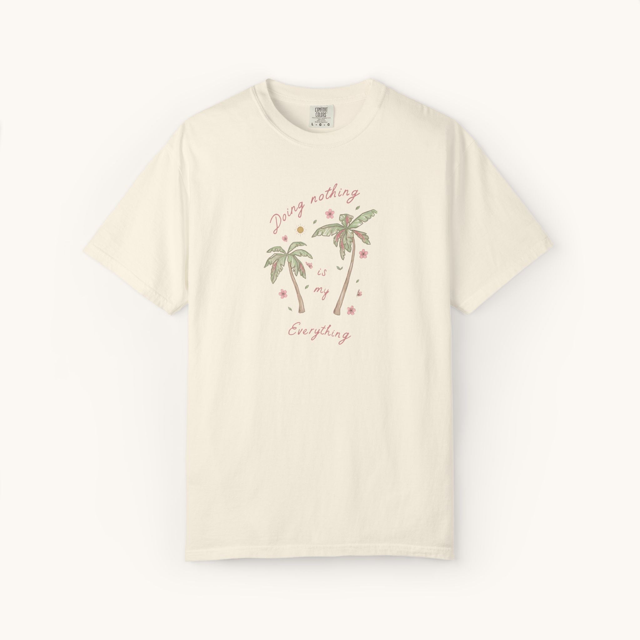 Palm Trees with Phrase T-shirt | Vintage Tropical Palm Graphic
